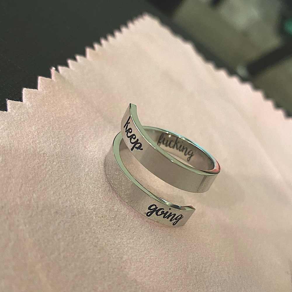 Sterling silver ring by XOYOYZU